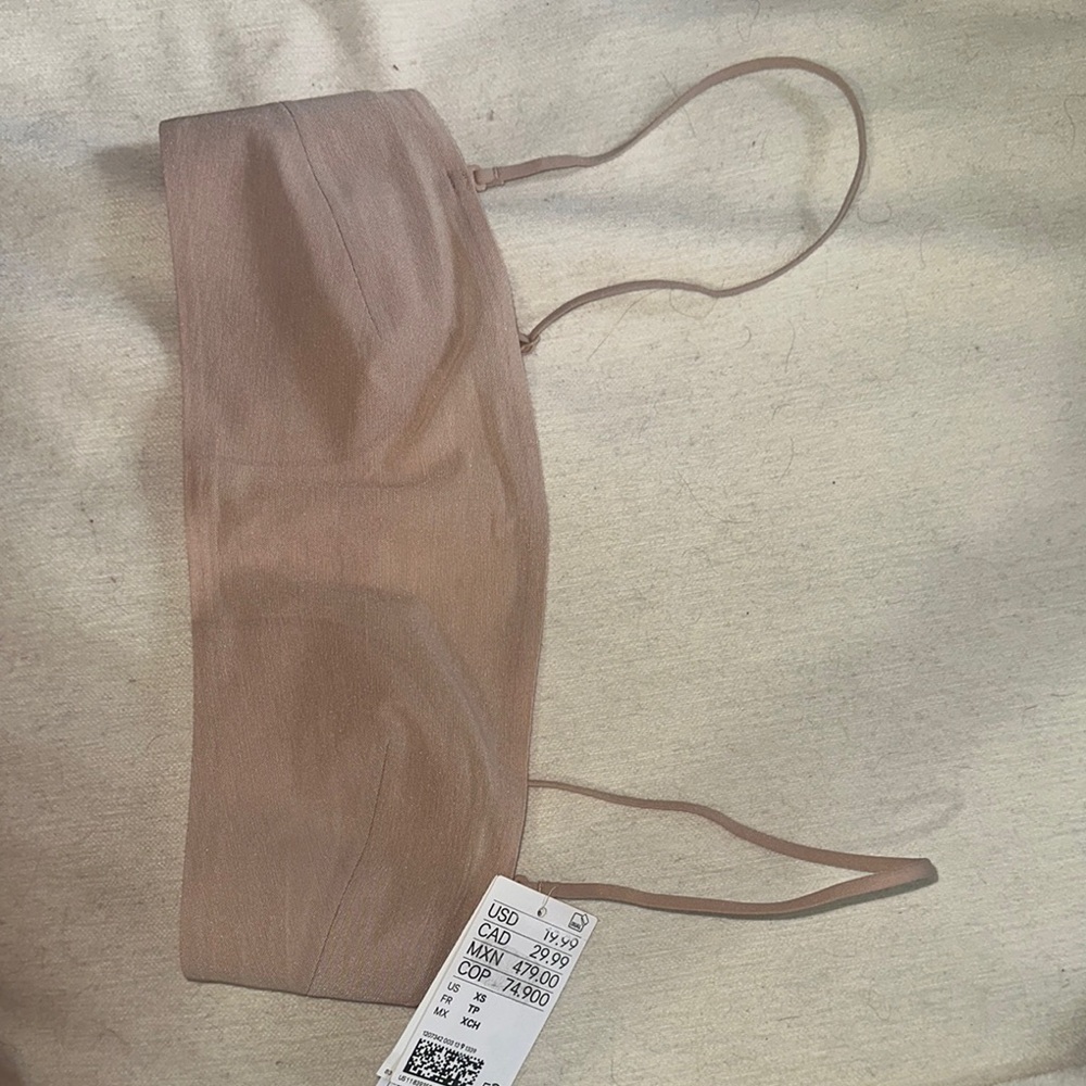 NWT Light Pink/Tan Bra